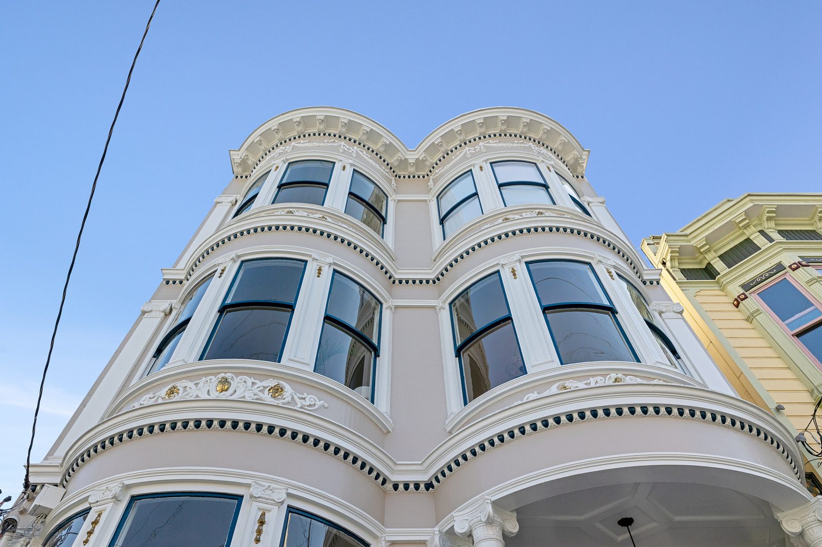 Victorian facades in San Francisco